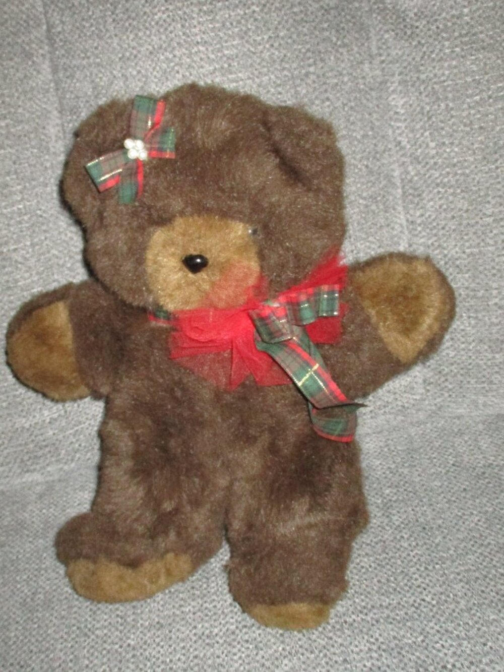 Vintage~1985~Ganz Bros~Teddy Bear ~ “Christmas Bear" Holiday = 41 YEARS OLD